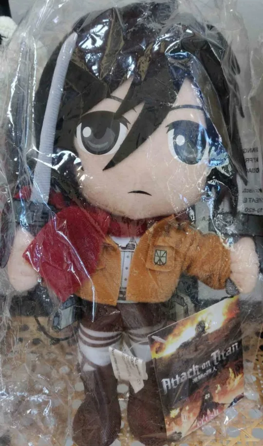 Attack on Titan Plush Toys (Mikasa, Armin, Eren) image indicator(5)