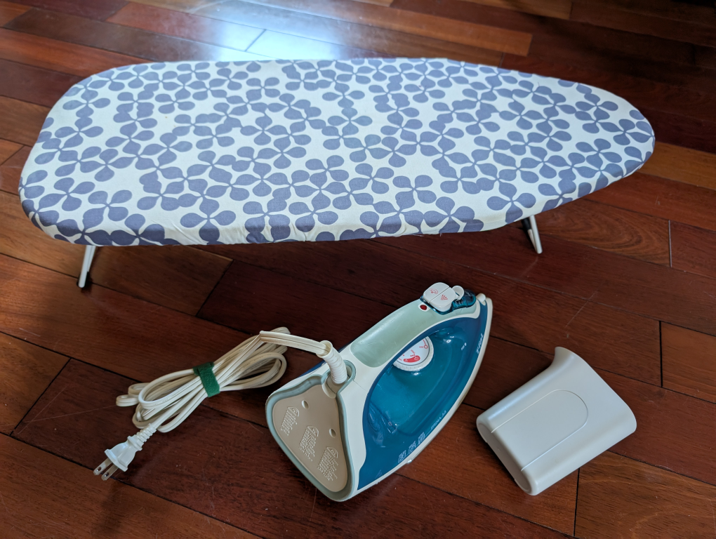 Mini Ironing Board and Iron Set