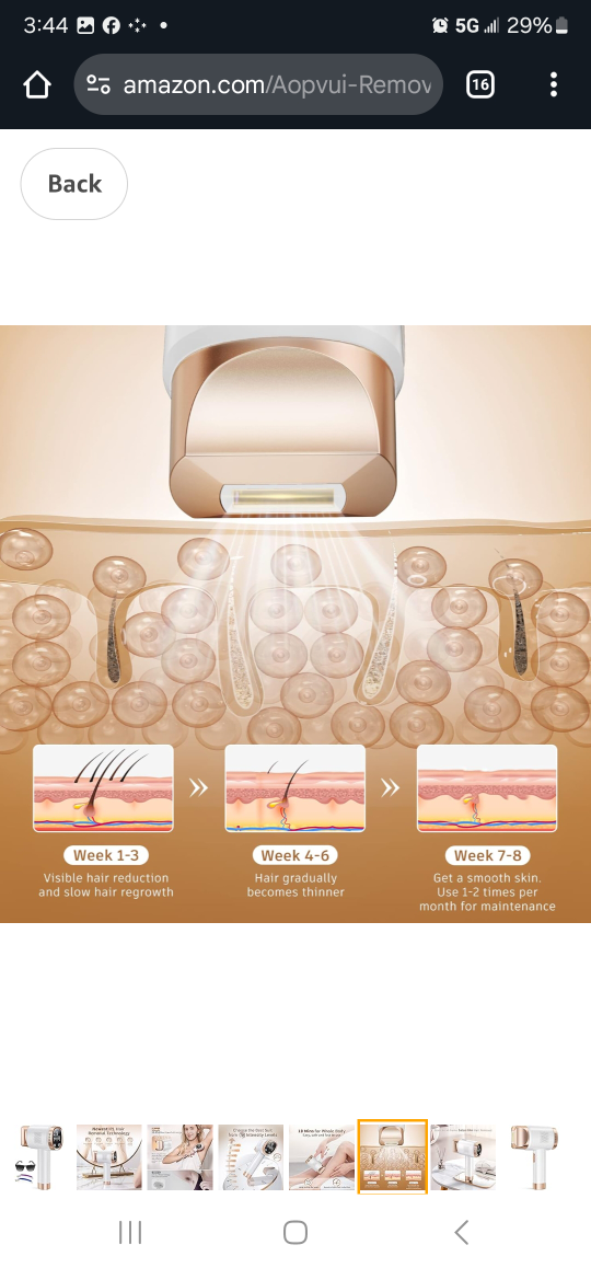 Handheld IPL Hair Removal Device - FZ-608 - photo 3