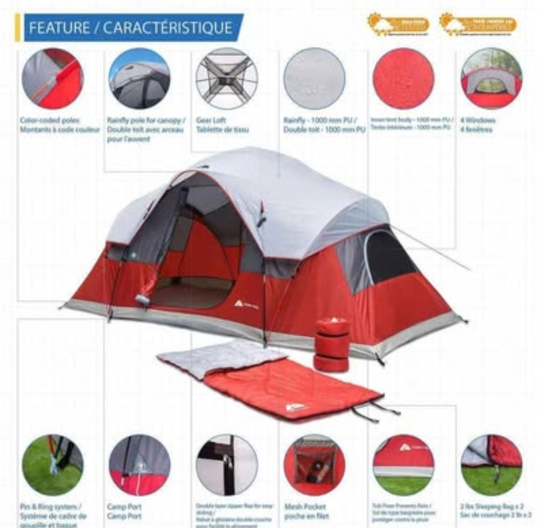 Ozark 6-Person Tent - Great for Camping! - photo 4