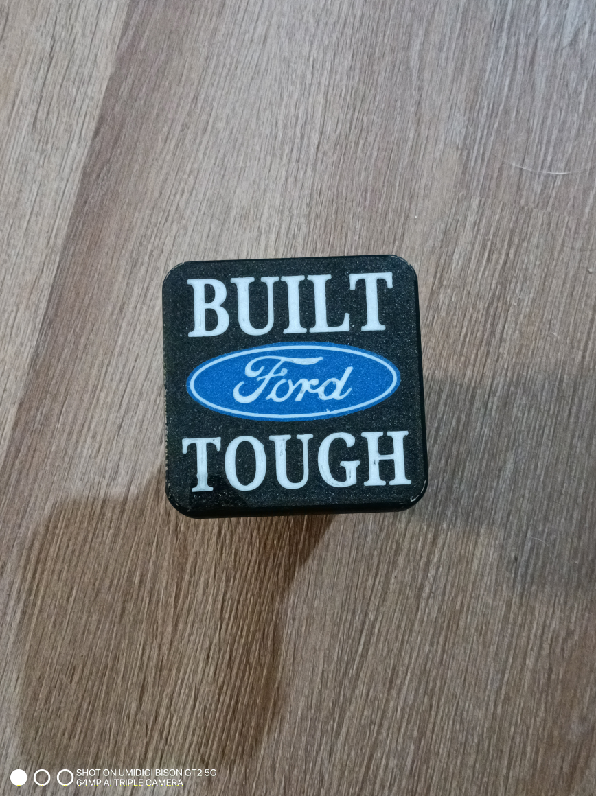 Ford Built Tough Hitch Cover