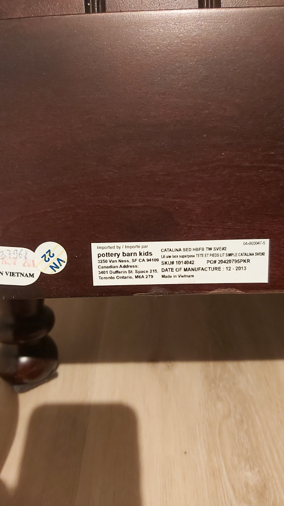 Pottery Barn Kids Catalina Twin Bed Frame - photo 5