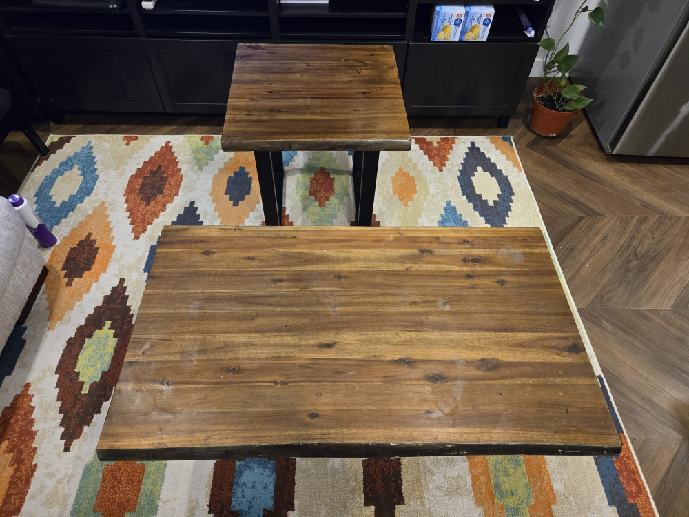 Live Edge Coffee Table Set