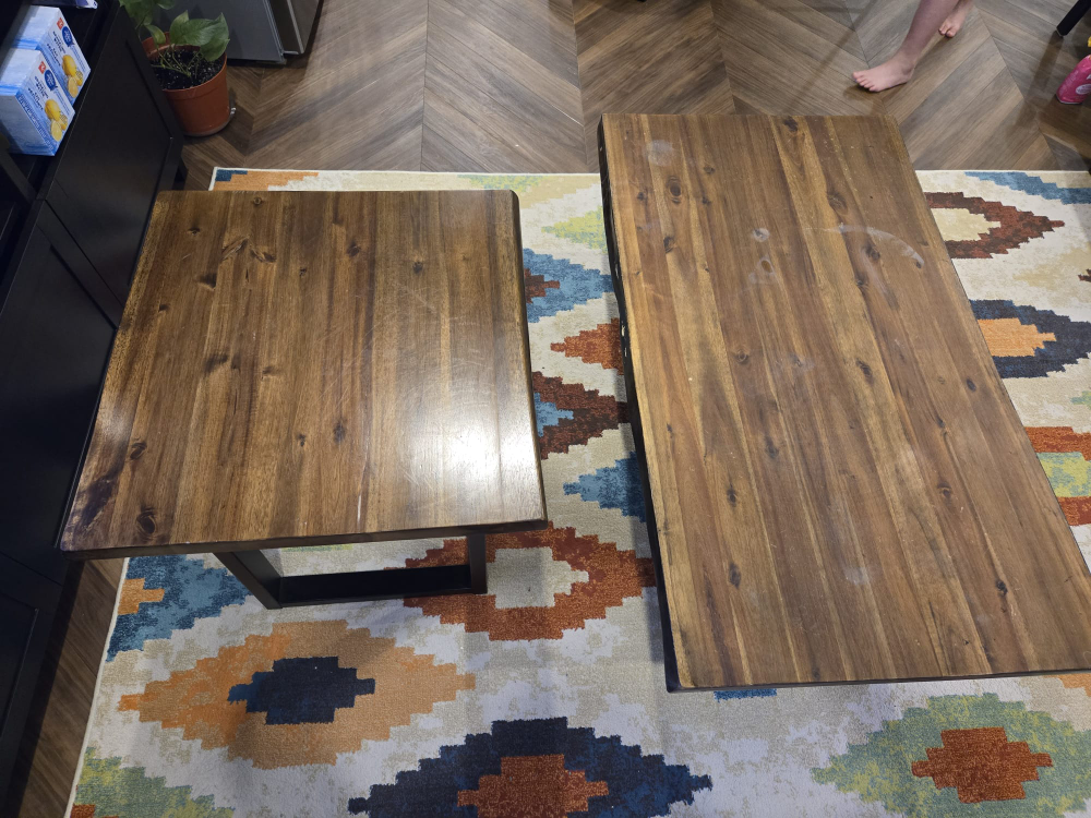 Live Edge Coffee Table Set - photo 2