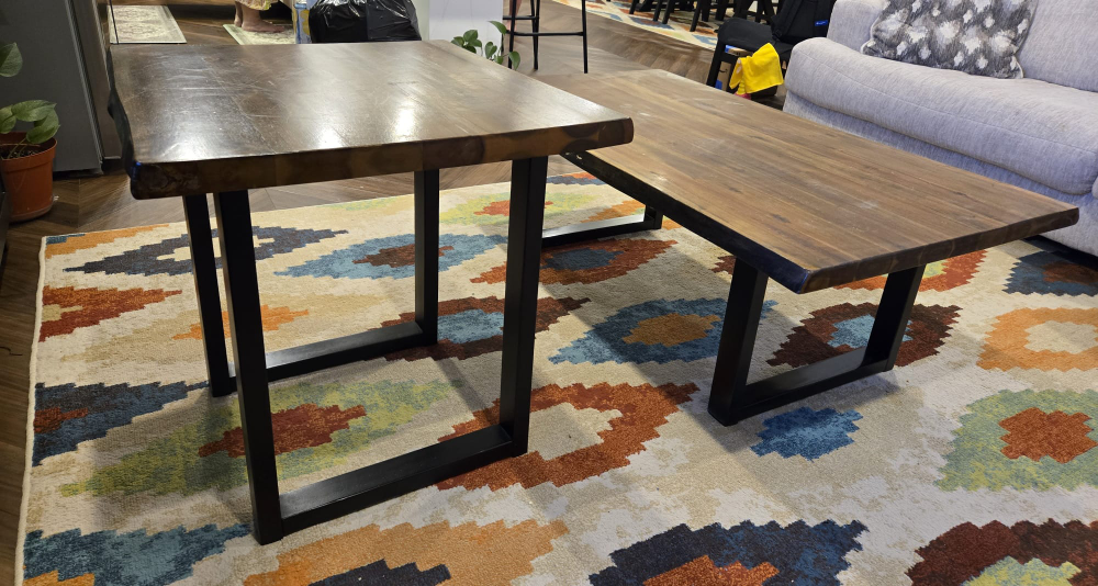 Live Edge Coffee Table Set - photo 4