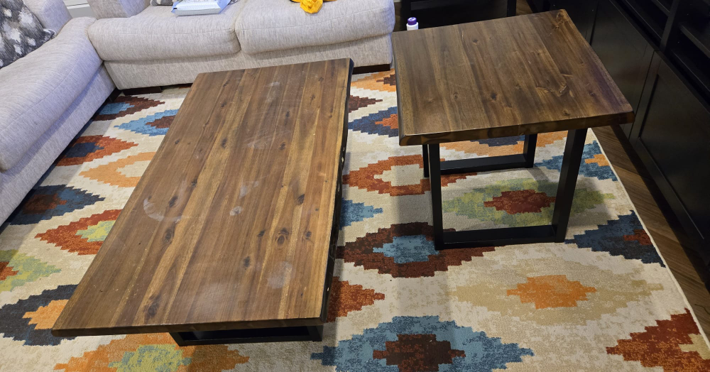Live Edge Coffee Table Set - photo 5