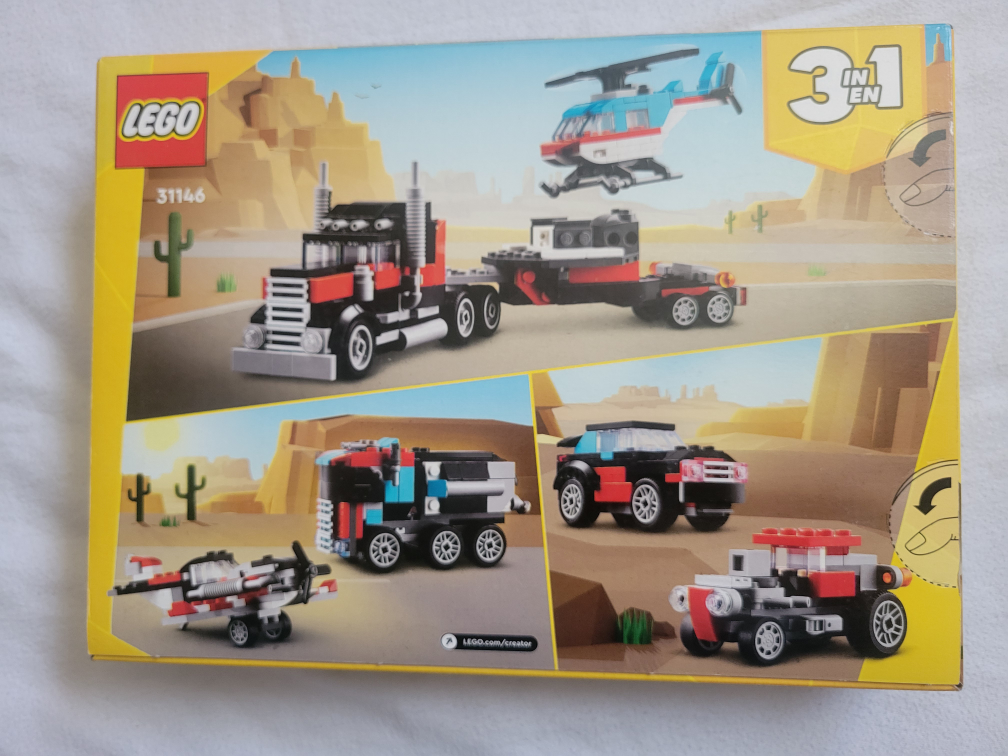 LEGO Creator 31146 Flatbed Truck with Helicopter 3-in-1 - photo 2