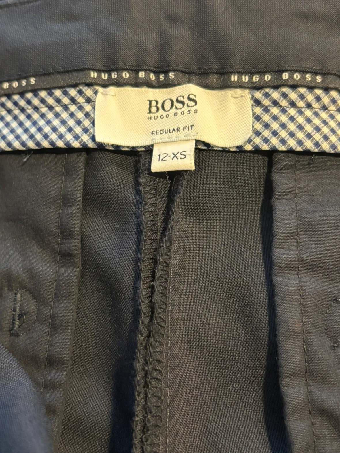 Hugo Boss Boy’s Size 12-Navy Pants image indicator(5)