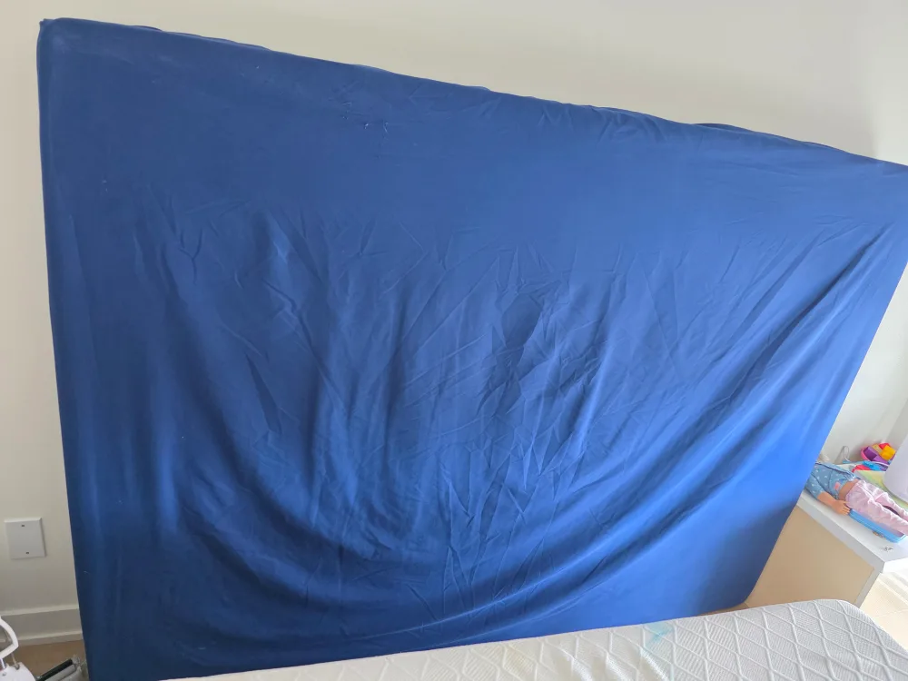 Queen Mattress with cover, Navy Blue image indicator(2)