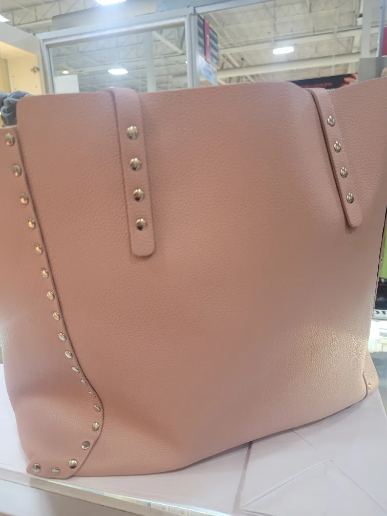 Pink Studded Tote Bag image indicator(2)