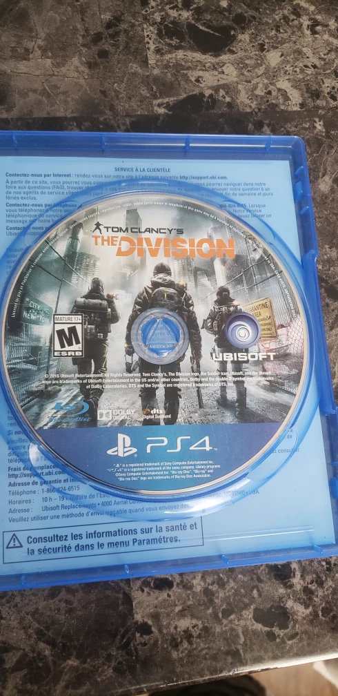 Tom Clancy's The Division PS4 Game