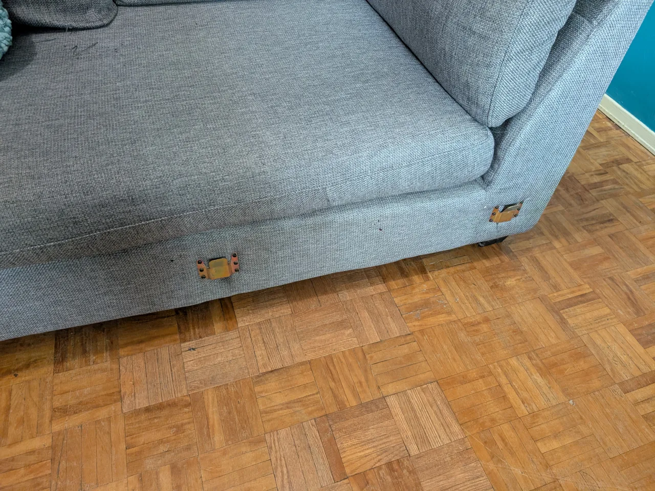 L shaped sectional couch,  with chaise on right side only image indicator(7)