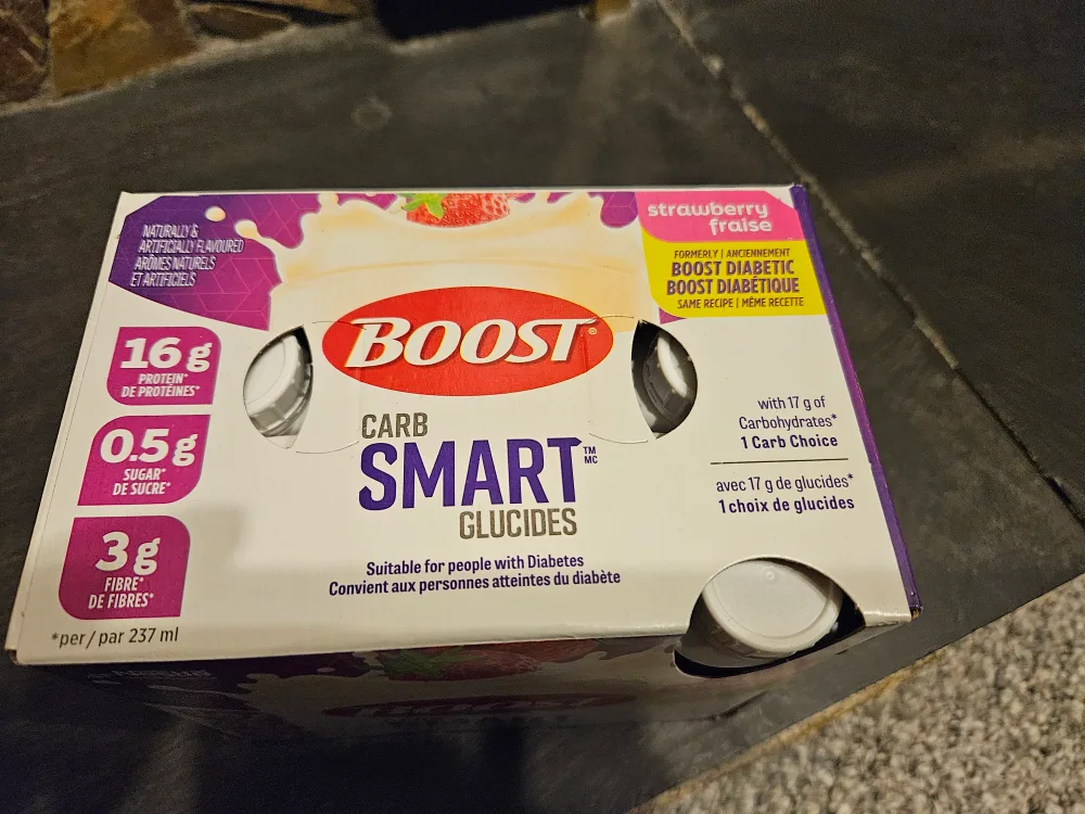 Nestlé Boost Carb Smart Glucides Strawberry 6-pack 🏈 image indicator(2)