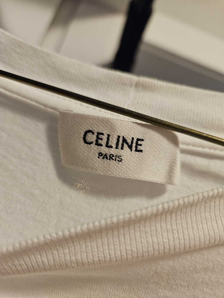 CELINE Paris Oversized T-Shirt - White - Size XL - photo 3