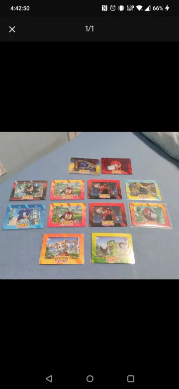 Sonic the Hedgehog trading cards (Unscanned) thumbnail