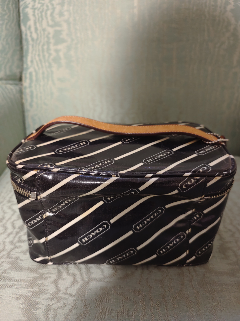 Coach Cosmetic Case - Black and White - photo 2