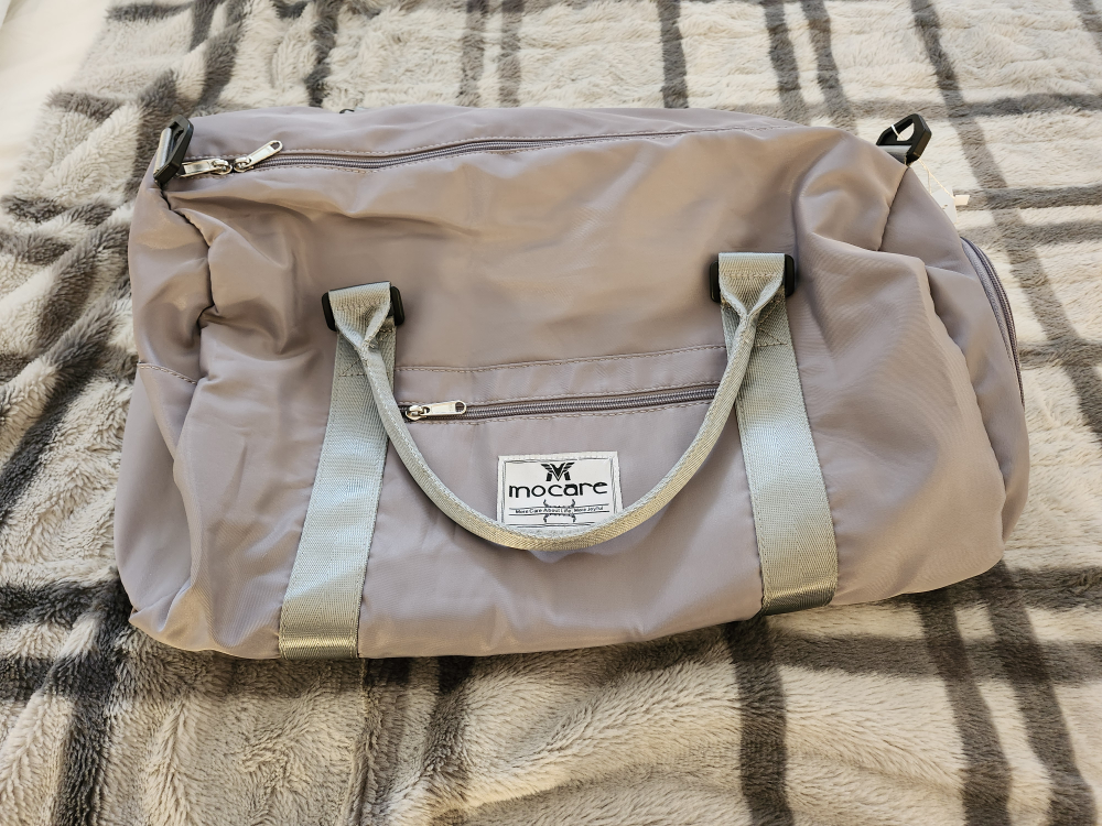 Travel/Gym Duffle Bag with Shoe Compartment