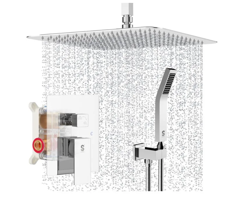 Brand New Sun Rise Chrome Shower Systems image indicator(2)