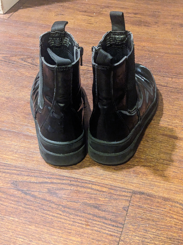 Black Patent Leather Chelsea Boots - photo 3