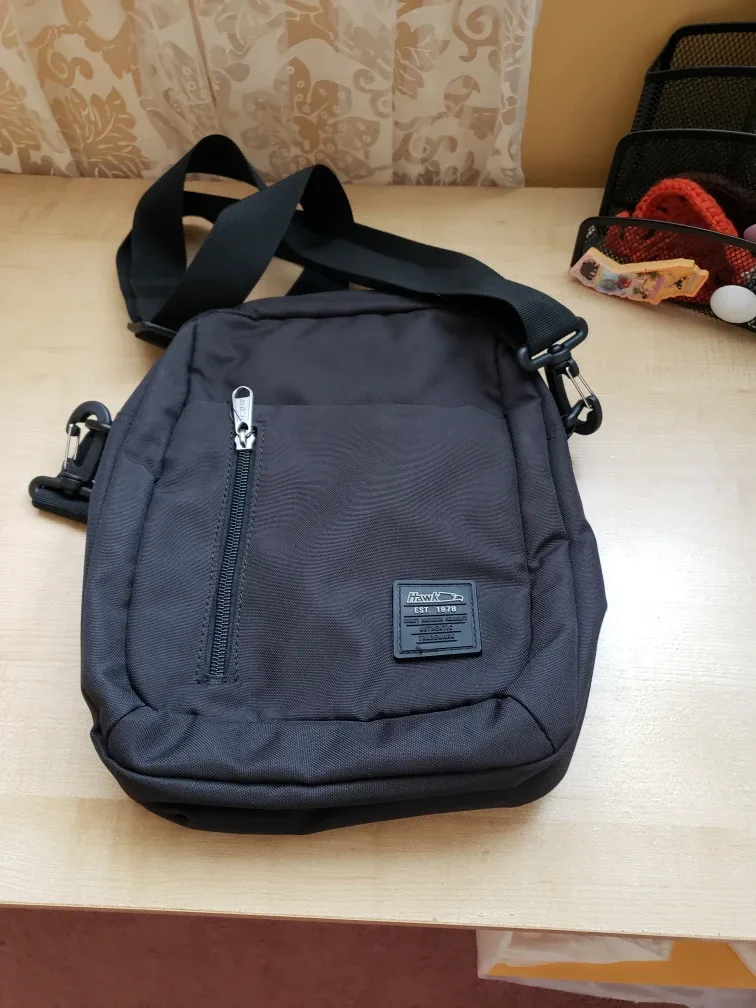 Hawk brand black crossbody bag image indicator(2)