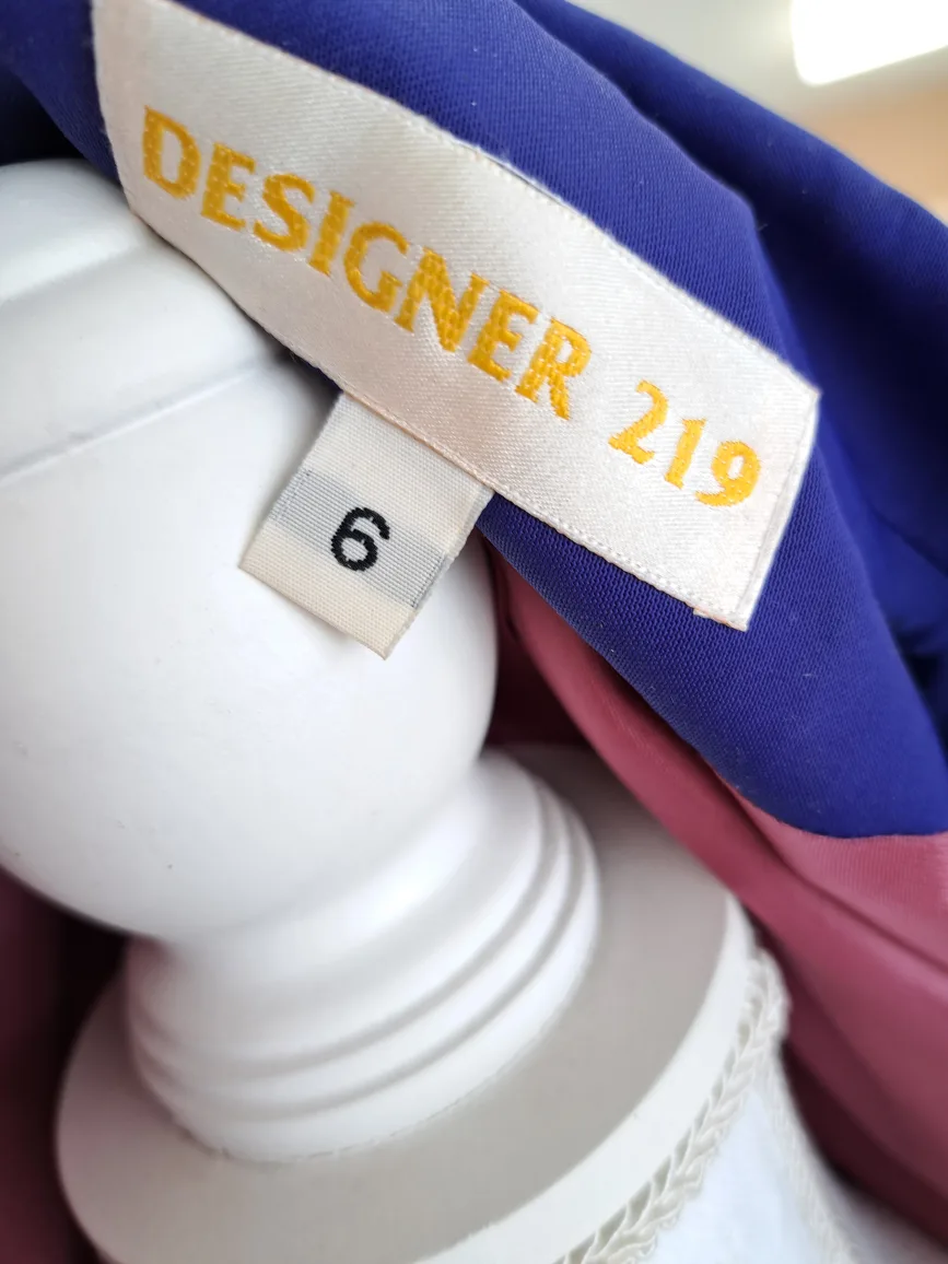 Designer 219 Women's Size 6 Purple Blazer Jacket image indicator(2)