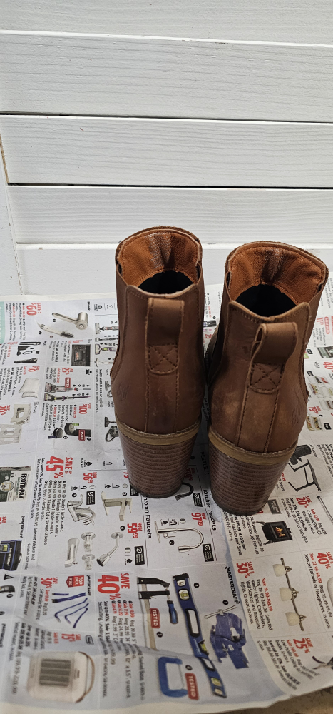 Sofft StyleMoodie Daisy2 Brown Leather Ankle Boots - Size 7.5 - photo 5