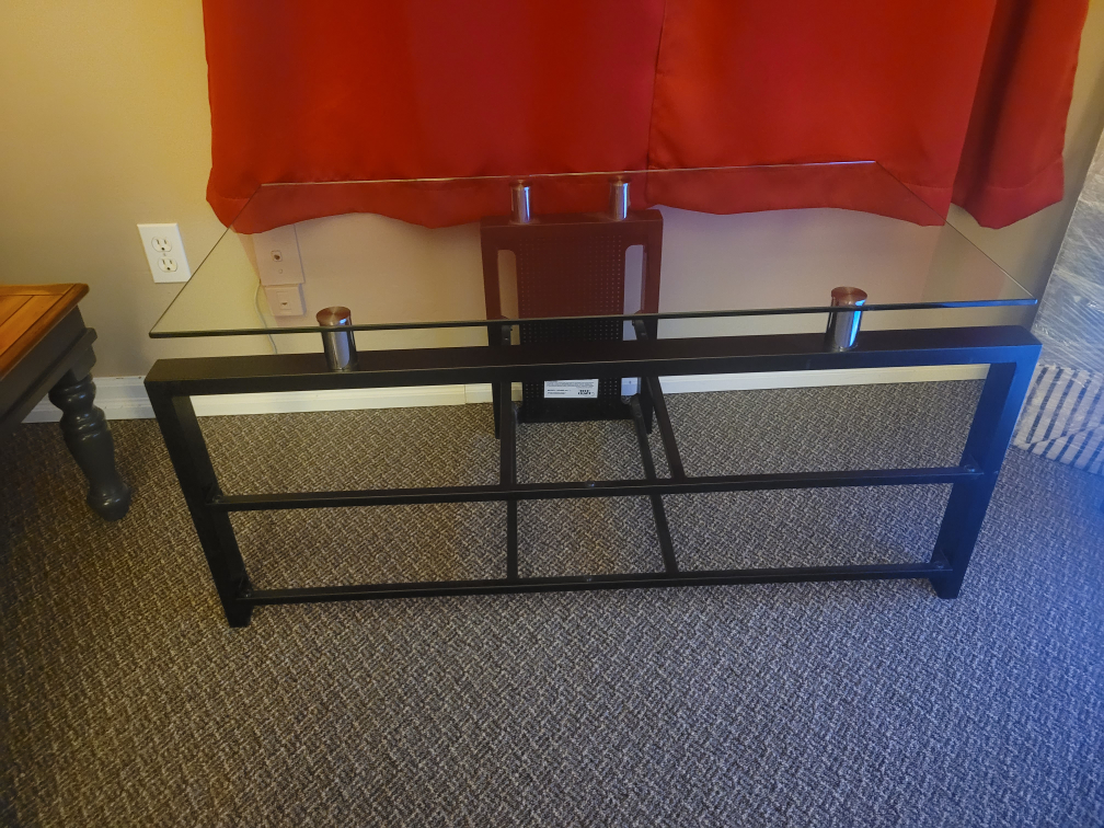 Glass TV Stand