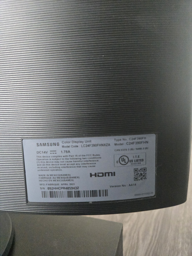 Samsung Curved Monitor - 24 Inch - photo 4