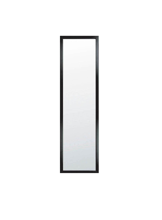 Full-Length Mirror with Black Frame