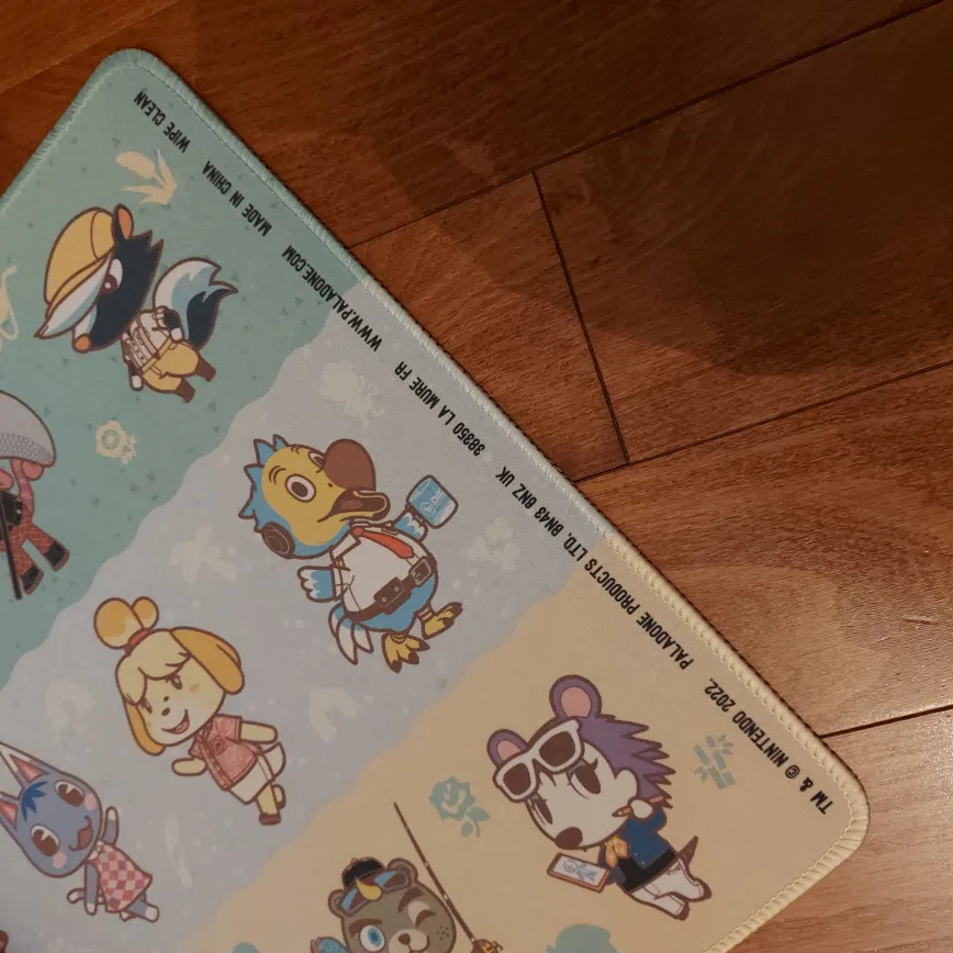 Animal Crossing desk mat image indicator(3)