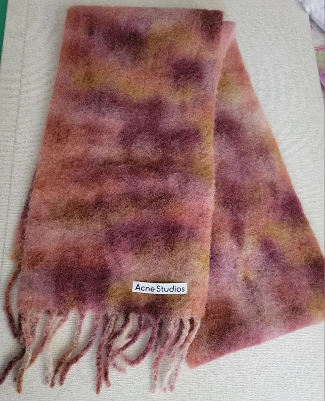 Acne Studios Wool Scarf - Tie-Dye Pattern image indicator(2)