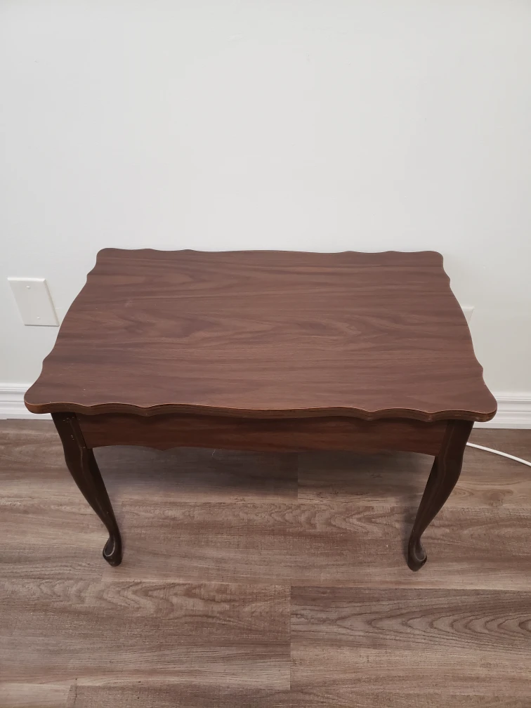 Dark Brown Wooden Coffee Table