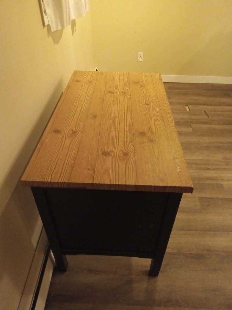 Small Wooden Desk with One Drawer - photo 2