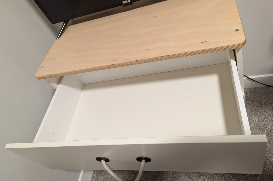 Three-Drawer Dresser with Rope Handles - photo 3