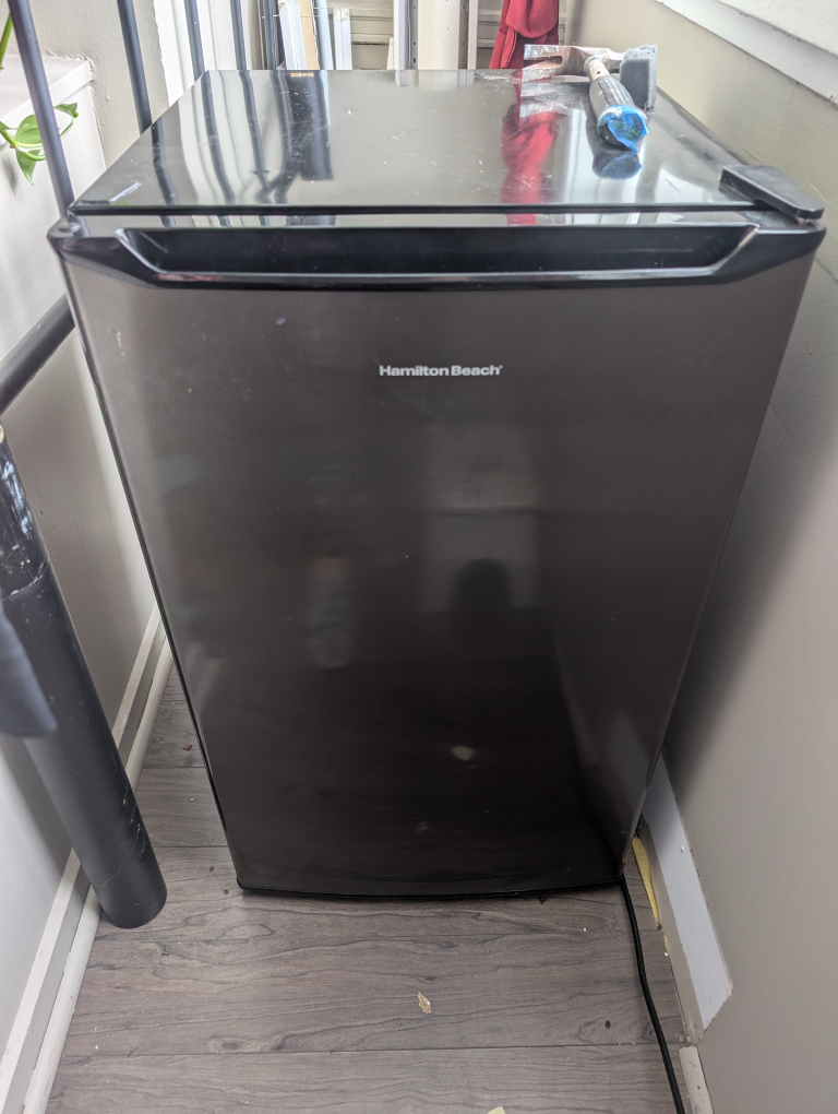 Hamilton Beach 4.4 cu. ft. Black Mini Fridge