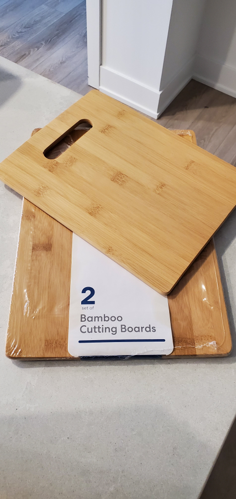 Set of 2 Bamboo Cutting Boards