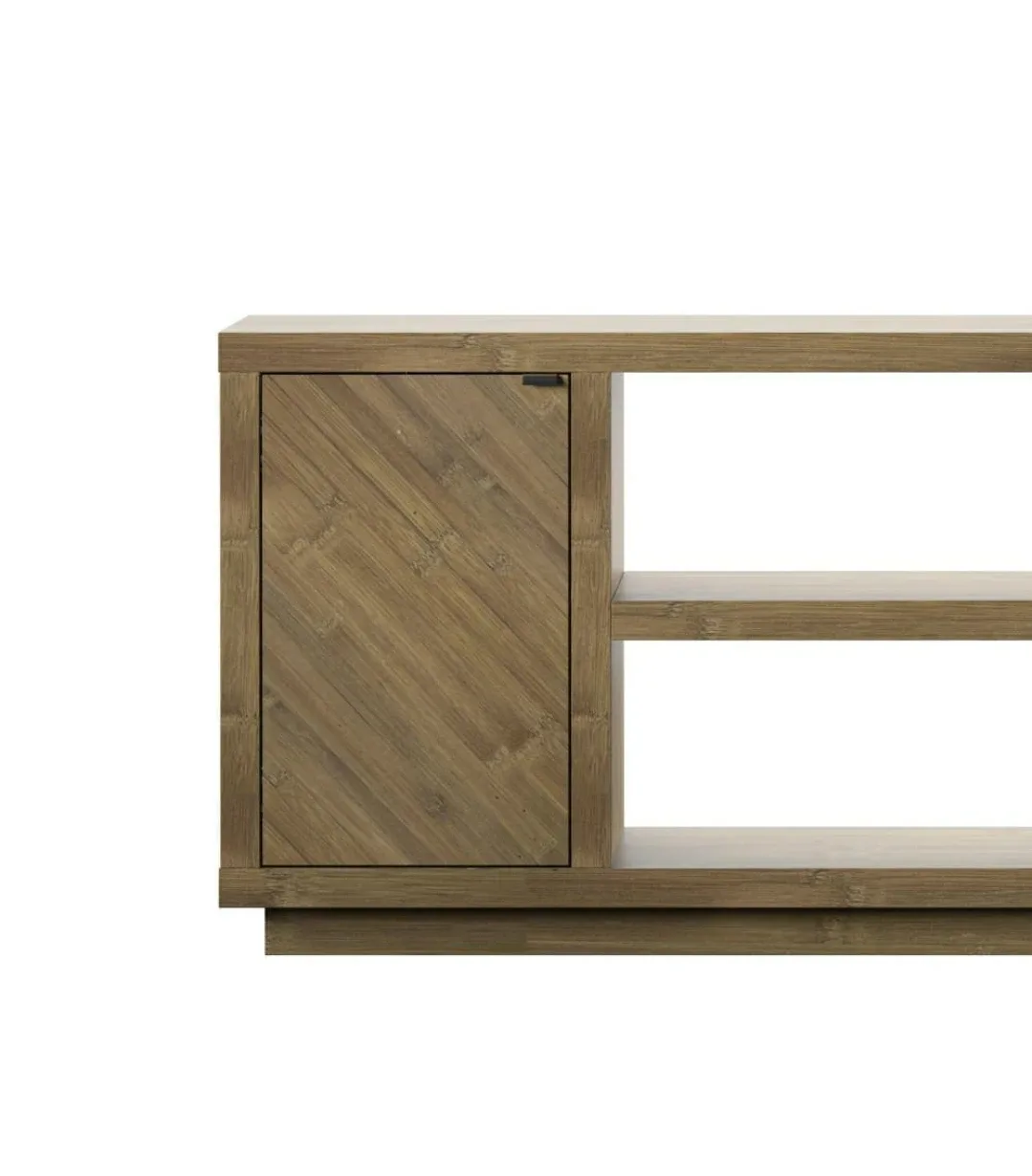 Twin Star Home  Wood Media Console *PRICE REDUCED * image indicator(4)