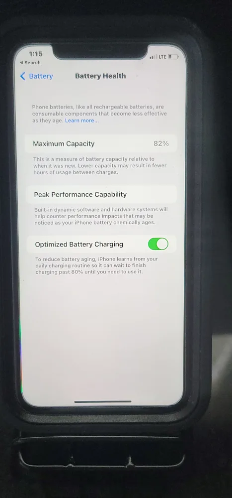 Black iPhone 11 with Otter box Phone Case image indicator(3)