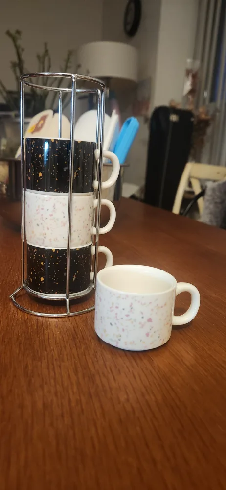 four espresso cups with stand thumbnail