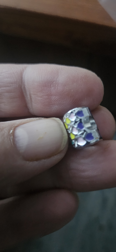 Colorful Heart Charm Bead - photo 4