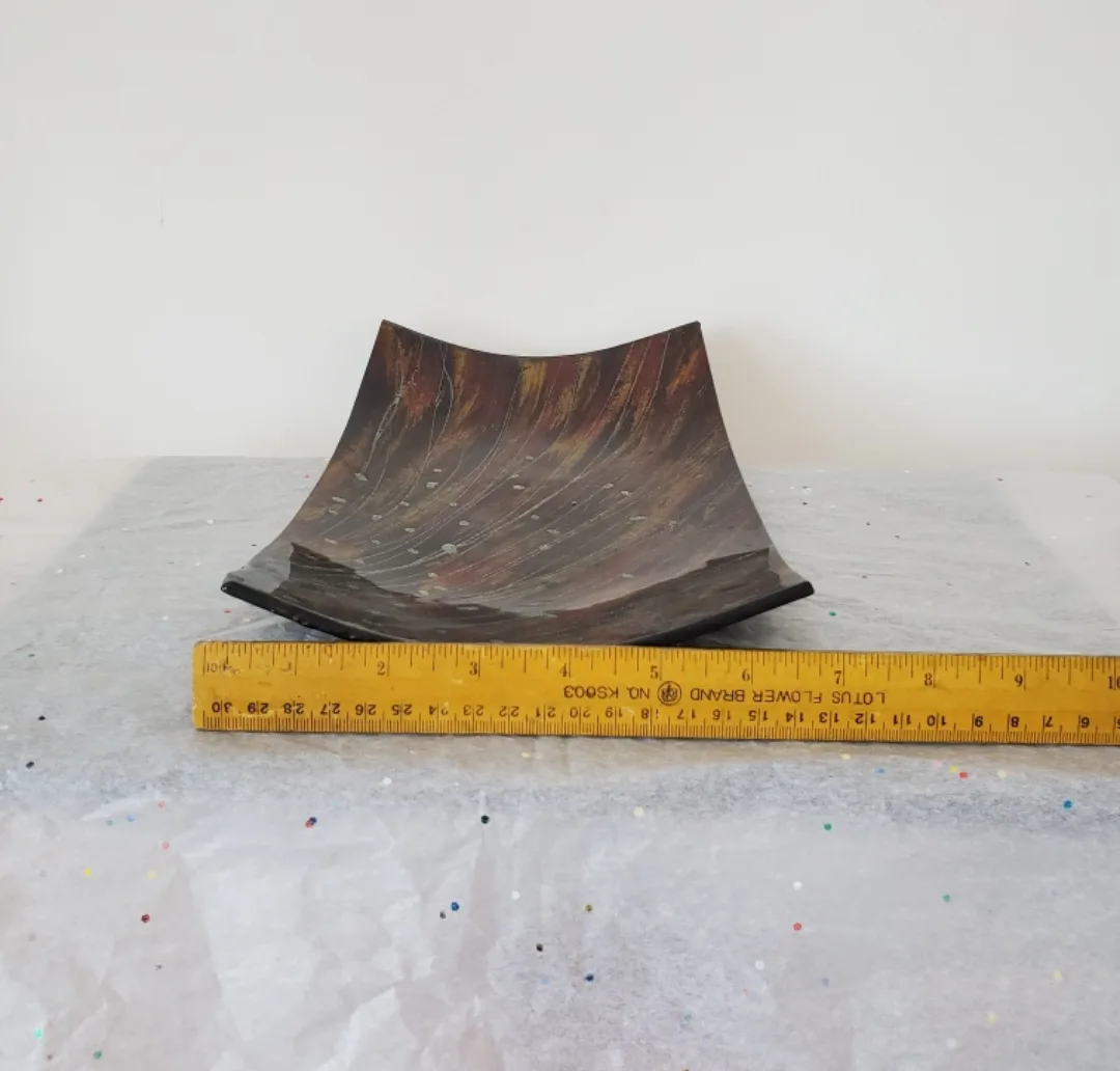 Decorative Glass Rectangular Tray image indicator(3)