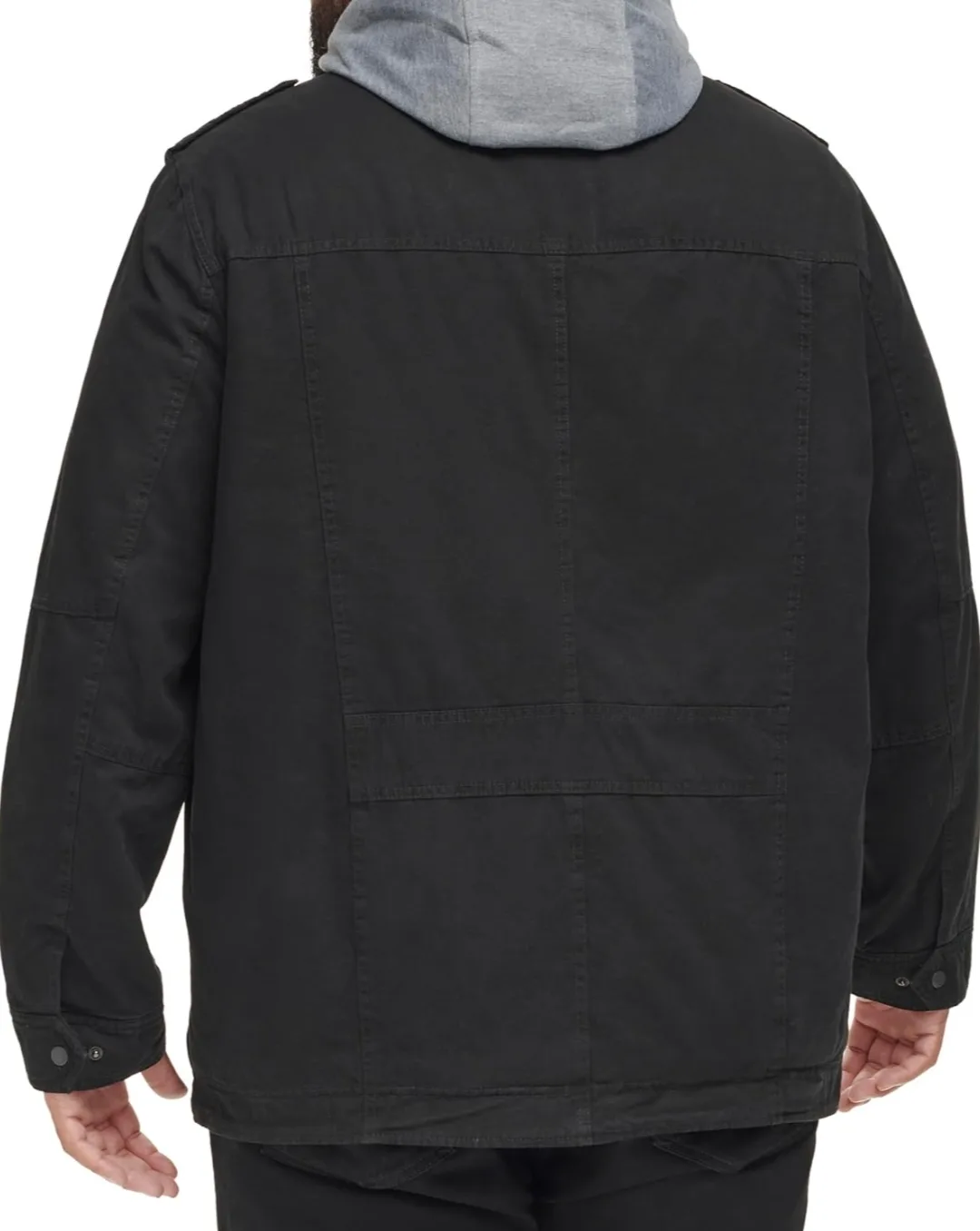 Levi's Men's Hooded Military Jacket Sherpa-Lined, XLT image indicator(2)