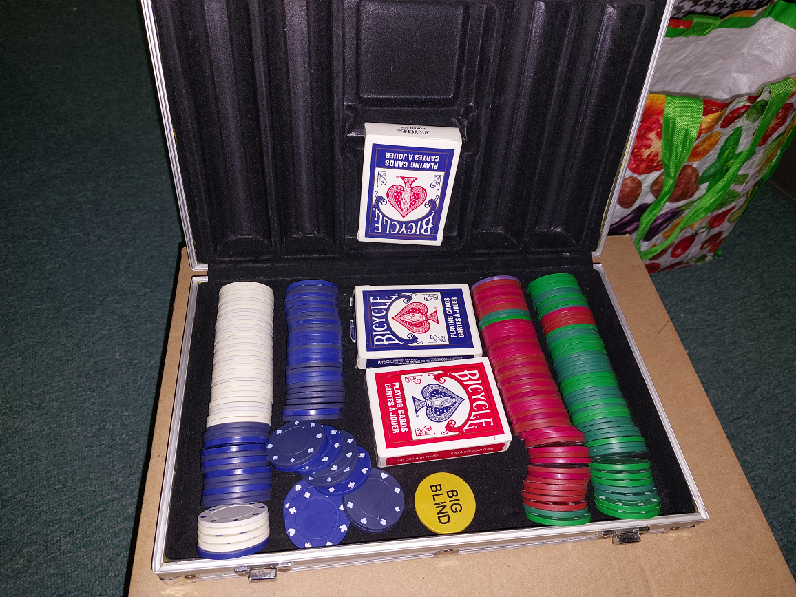 Poker Set with Aluminum Case