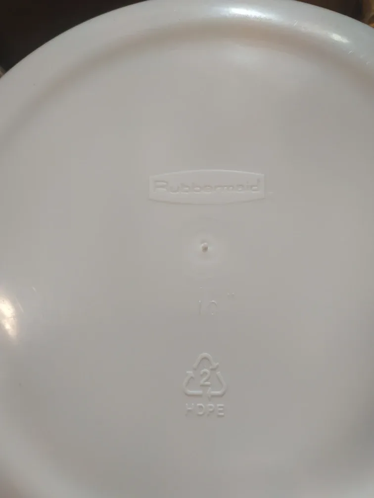 Rubbermaid 10" Plastic Basin 🏈 image indicator(3)