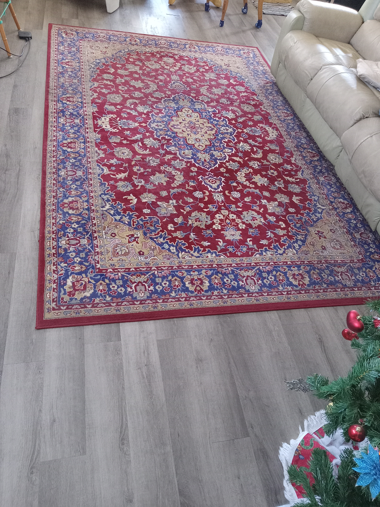 Large Red and Blue Oriental Rug