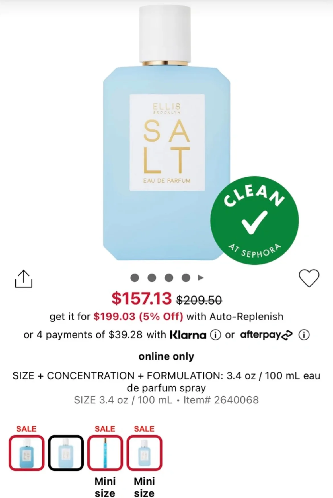 Ellis Brooklyn SALT Eau de Parfum 100ml image indicator(2)