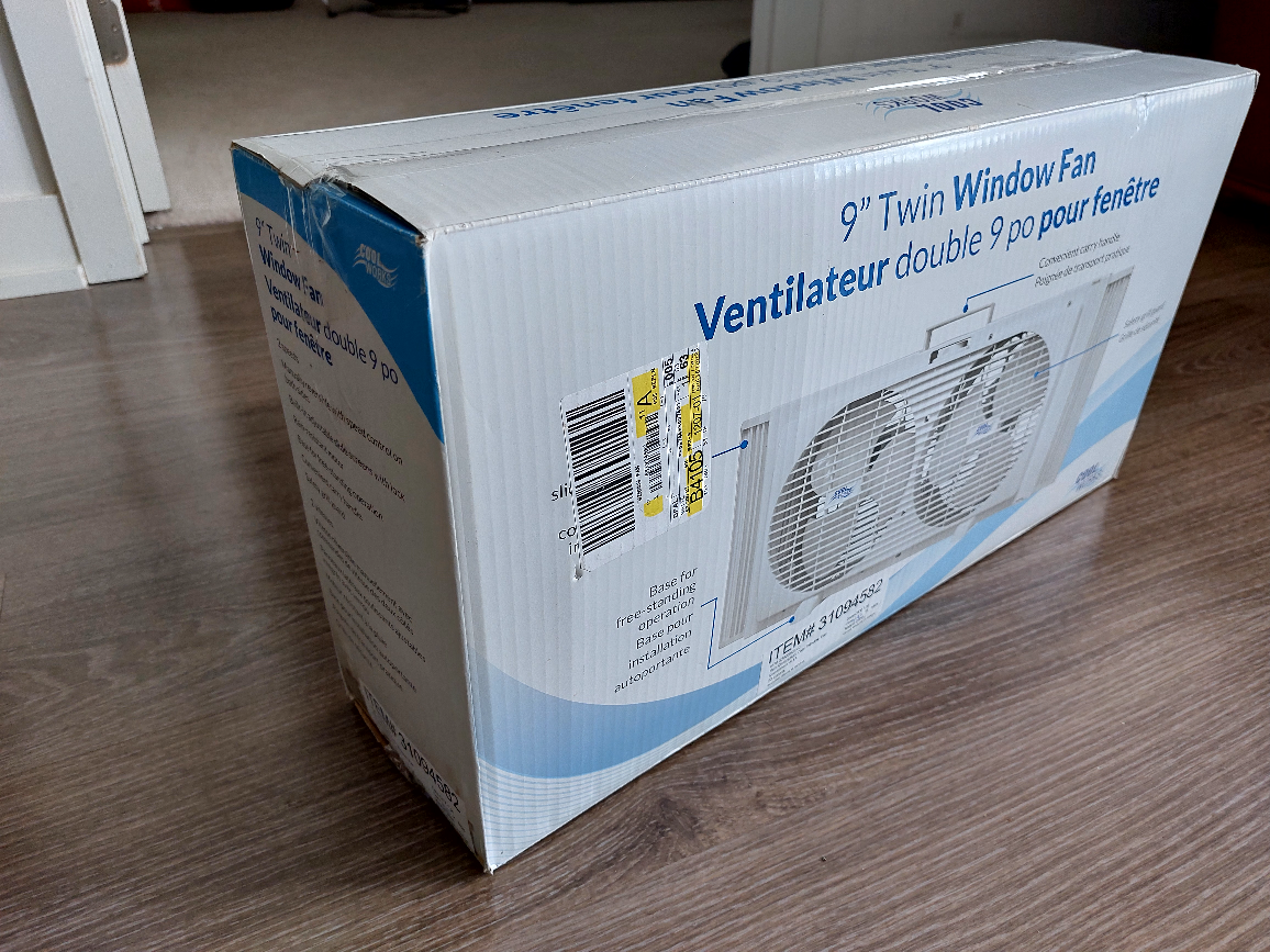 9" Cool Works Twin Window Fan - Brand New in Box - photo 3