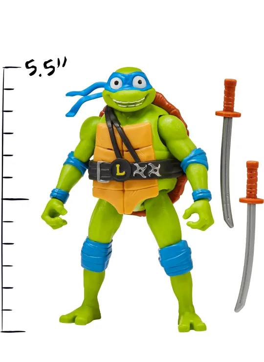 TMNT Mutant Mayhem Leonardo Ninja Shouts Figure image indicator(8)