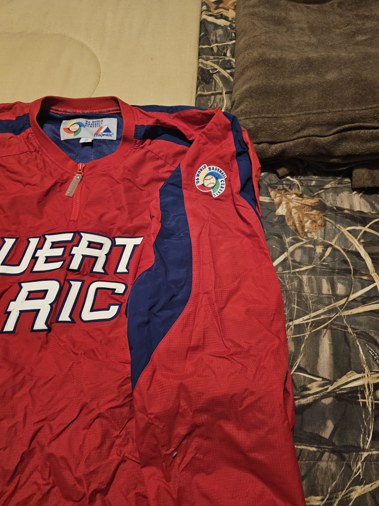 Vintage Majestic Puerto Rico Baseball Jacket - photo 2