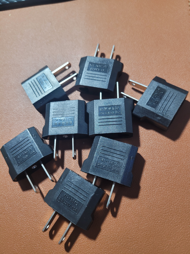 110V to 220V travel plug